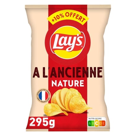 Lay's chips à l'ancienne 295g + 10% offert