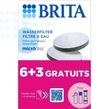 Brita pack 6+3 microdiscs filtrants1054381