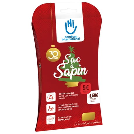 Sac a sapin compostable handicap international