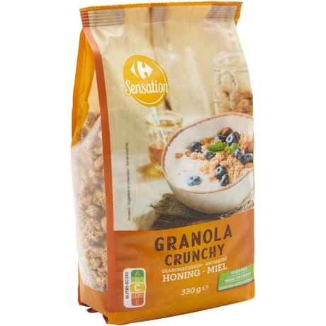 Carrefour Sensation granola crunchy miel 330g
