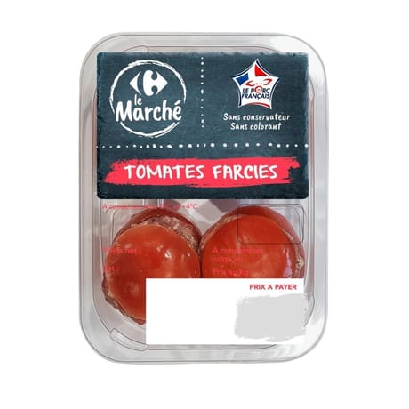 Tomates farcies x4 600g Carrefour le marché