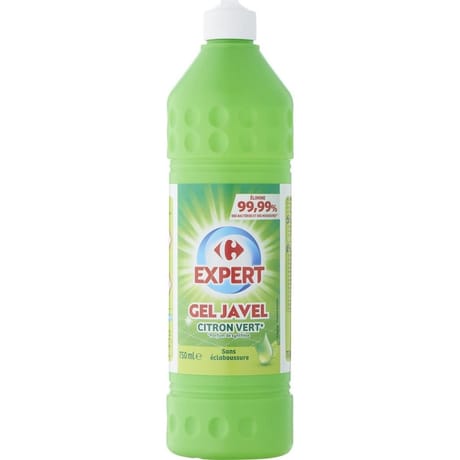Carrefour expert gel javel citron vert  750ml