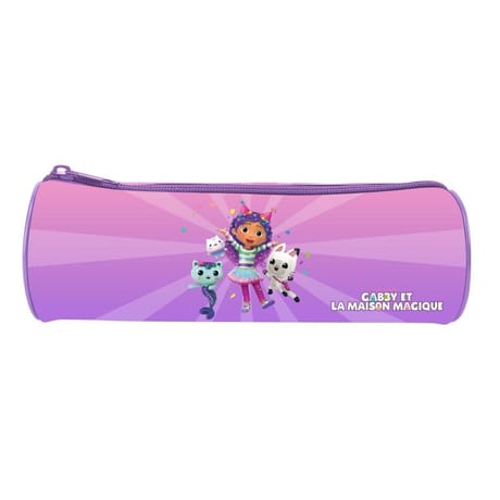 Trousse scolaire ronde  Gabby et la maison magique Violet