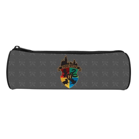 Trousse scolaire ronde Harry Potter Gris