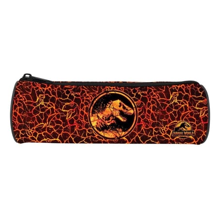 Trousse scolaire ronde Jurassic World Noir