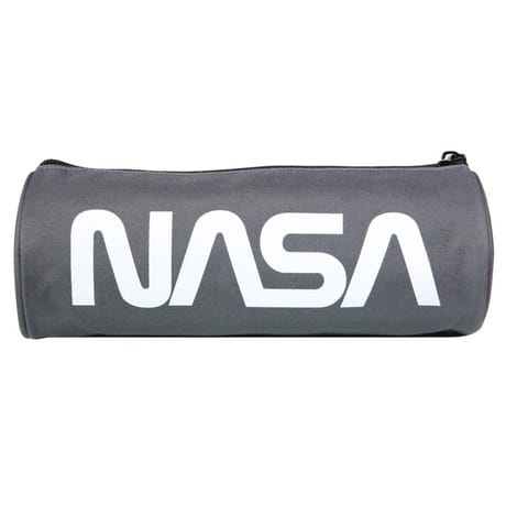 Trousse scolaire ronde Nasa Gris
