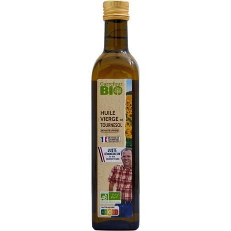 Carrefour bio huile de tournesol bio 50cl