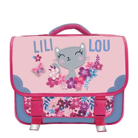 Cartable 38 cm Lili Lou Rose