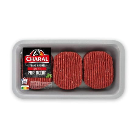 Steack haché 15% x6 600g Charal