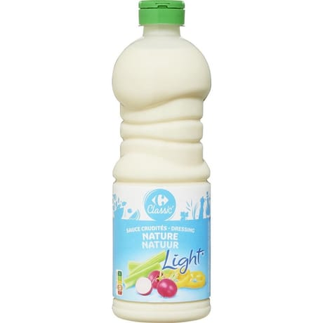 Carrefour classic' sauce crudités nature light 50cl