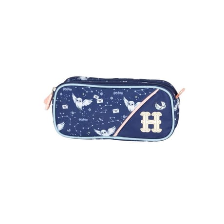 Warner trousse rectangulaire double compartiment harry potter hedwig astro