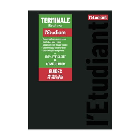 Agenda l'étudiant bac pvc 12x18 1 jour/page 352 pages 24-25 noir français