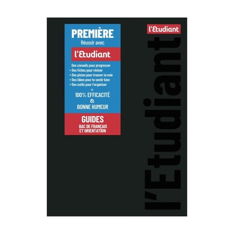 Agenda l'étudiant bac prem 12x18 1 jour/page 352 pages 24-25 noir français