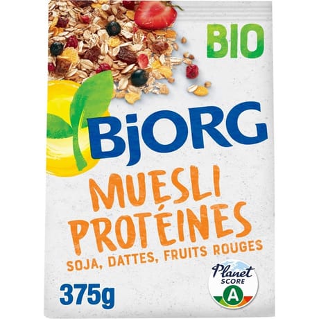 Bjorg muesli protéines soja bio 375g