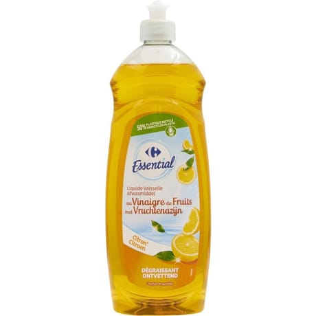 Carrefour essential liquide vaisselle citron 750ml