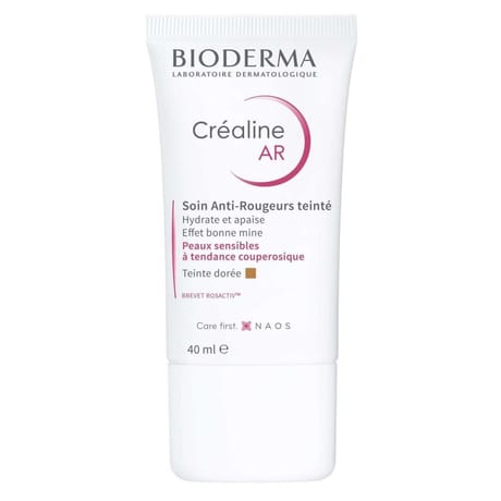 Bioderma créaline AR anti-rougeurs teinté doré 40ml