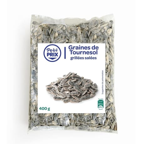 Graines de tournesol grillées salées 400g