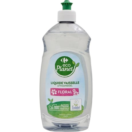 Carrefour eco planet liquide vaisselle floral 500ml