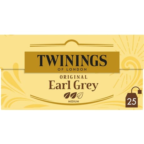 Twinings original earl grey 25 sachets 50g