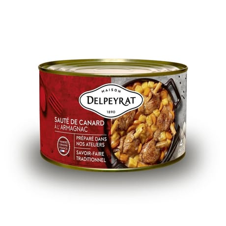 Delpeyrat sauté de canard à l'armagnac 1.5kg