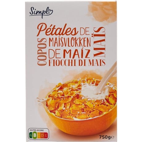 Simpl céréales pétales de maïs - 750g