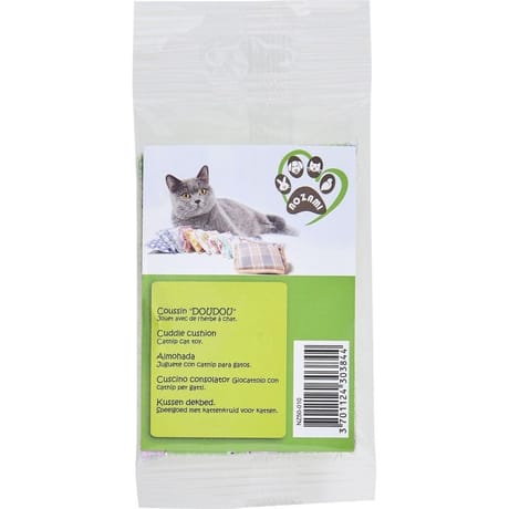 Coussin doudou pour chat
