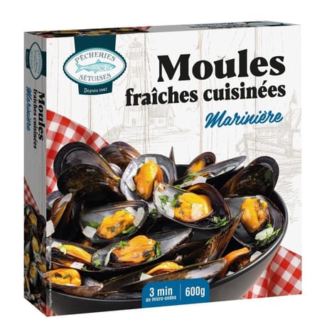 Pêcheries sétoises moules marinières 600g