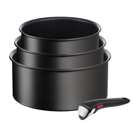 Ingenio Eco Resist Lot 3 casseroles + poignée INDUCTION