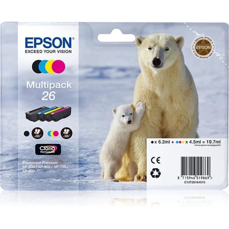 Epson 26 pack ours polaire cartouche d'encre multipack