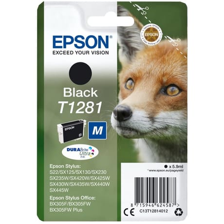 Epson t1281 renard cartouche d'encre noir