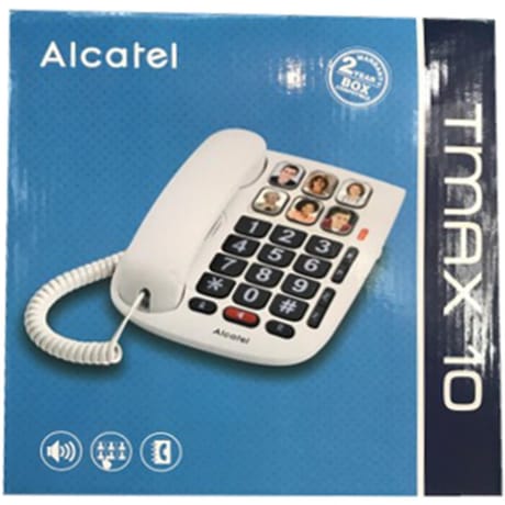 Alcatel téléphone filaire T MAX 10 SOLO BLANC