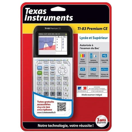 Calculatrice graphique TI 83 Premium ce edition python