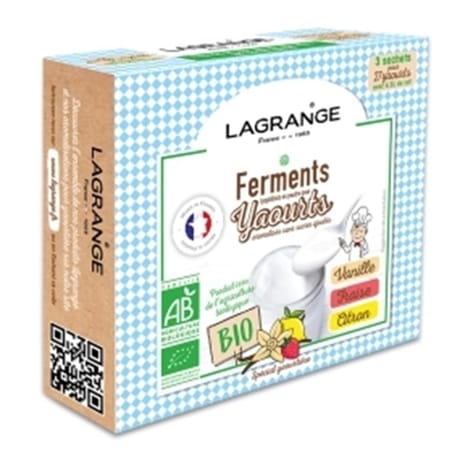 Lagrange ferment pour yaourts vanille / fraise / citron 3x12g 385002