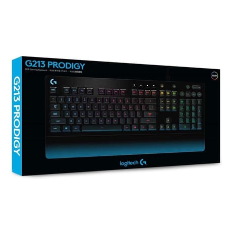 Logitech Clavier gaming filaire rgb G213 PRODIGY 920-008088