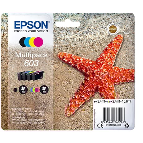 Epson 603 étoile de mer cartouche d'encre multipack n + cl