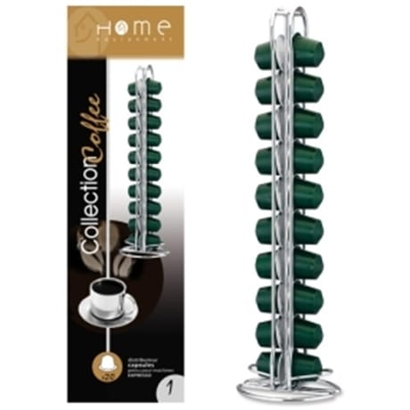 Home Equipement tour de rangement pour dosette Nespresso 50928