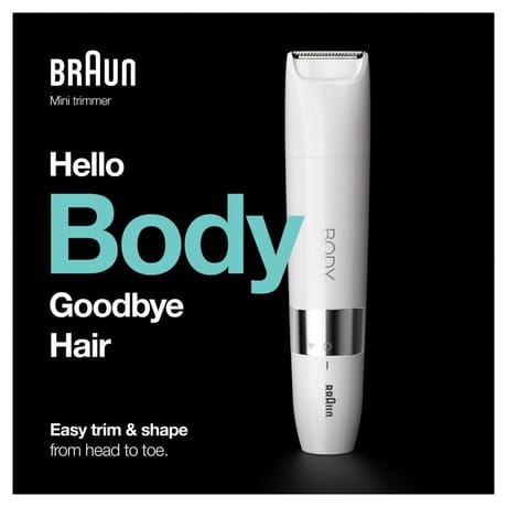 Braun mini rasoir corps BS1000