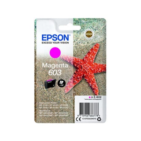 Epson 603 étoile de mer T03U3 cartouche d'encre magenta
