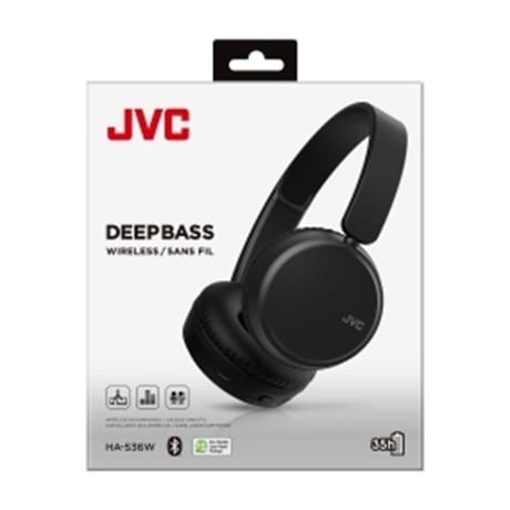 Jvc casque supra-aural bluetooth noir HA-S36W-B-U