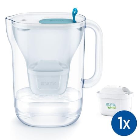 Brita carafe filtrante Style bleu 1 filtre à eau Maxtra Pro inclus 1051124
