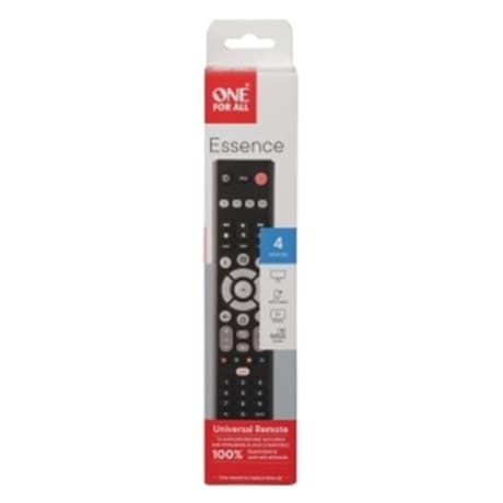 One for all télécommande essence basic 4 en 1 universelle 100% URC1242
