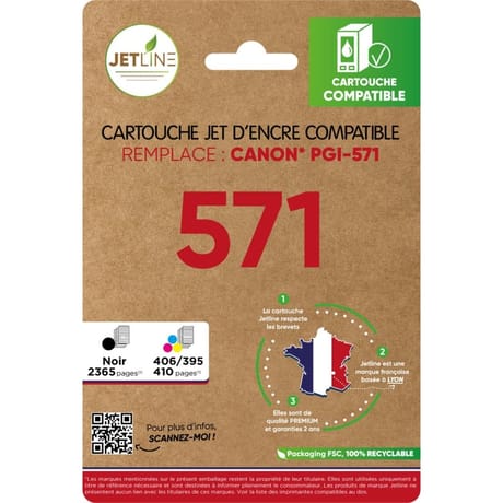 Jetline cartouche encre rse C571 BK