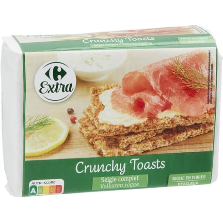 Carrefour extra tartine seigle complet 250g