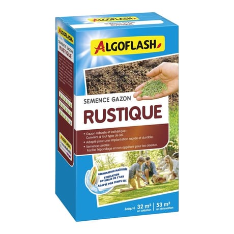 Semences gazon rustique  Algoflash 800g
