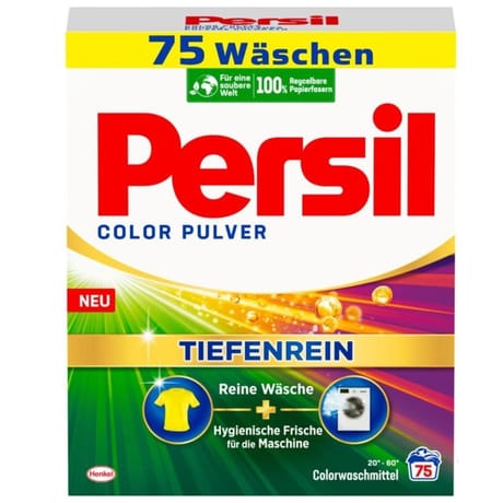 Persil lessive pulver color 75lavages 4.5kg
