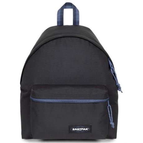 Sac a dos eastpak padded coloris noir lisere bleu