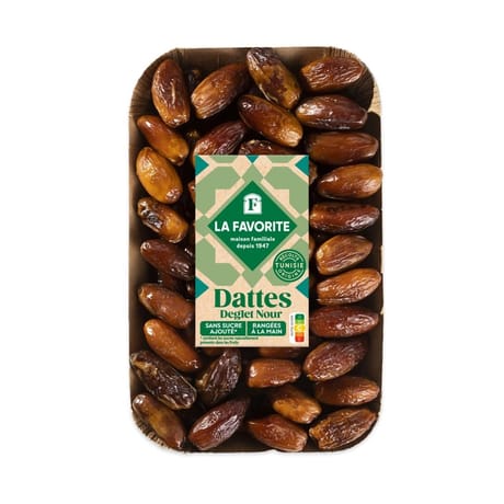 Dattes Deglet Nour la favorite ravier 500g
