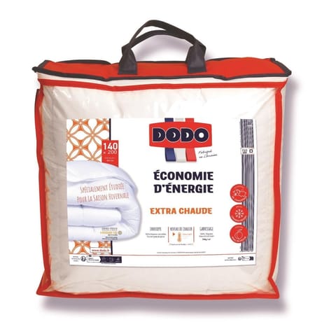 Dodo couette 140x200cm économie d'énergie extra chaude