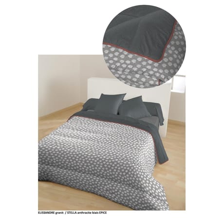 Bleu câlin couette 240x220cm elissandre stella