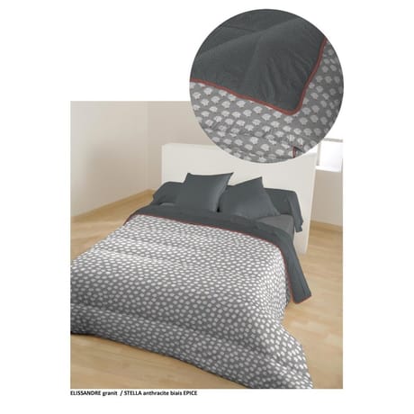 Bleu câlin couette 260x240cm elissandre stella